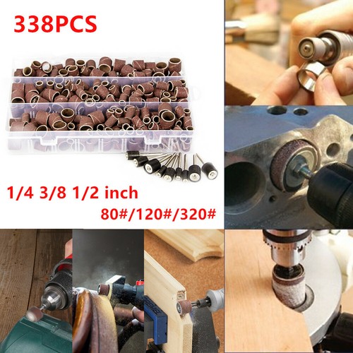338Pc Drum Sanding Kit w/ Rubber Drum 