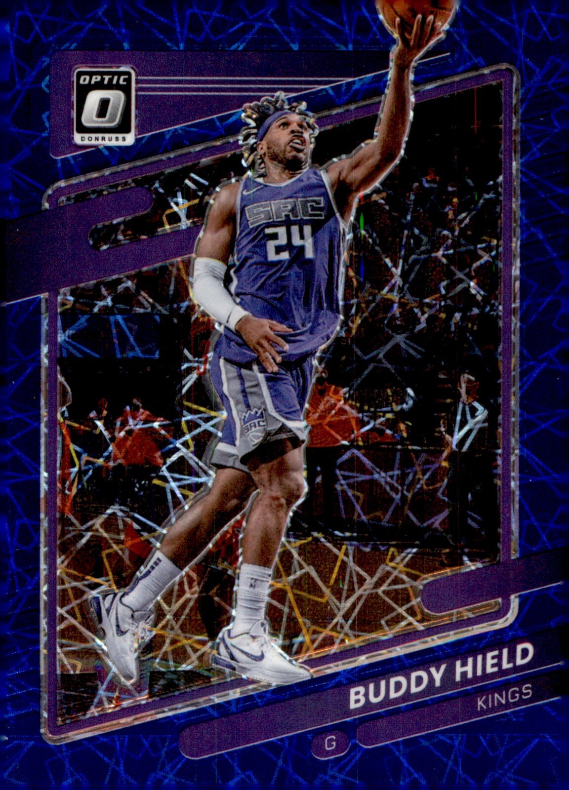 2021-22 Panini Donruss Optic - Buddy Hield #98 Blue Velocity Prizm