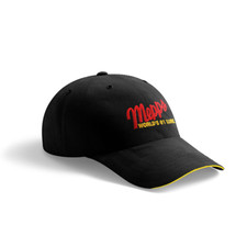 Mepps Cap Kappe in Schwarz Super Mepps Qualität Neu