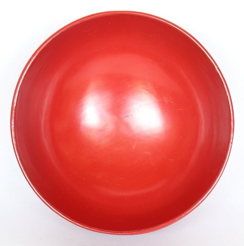 Japanese Vintage Covered Bowl Wajima Lacquer Ware Wood Red - Picture 10 of 12
