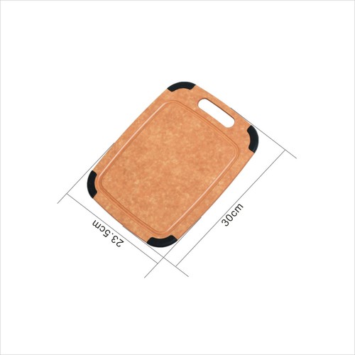 Wooden Chopping Board With Juice Grooves Antibacterial&Antislide&Dishwashable - Picture 7 of 13
