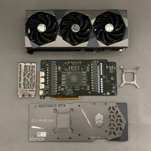 Carte graphique incomplète MSI Geforce RTX 4090 SUPRIM X DÉFECTUEUSE (SANS PUCE) - Photo 2/9