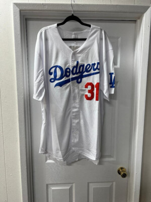 Max Scherzer Home White Los Angeles Dodgers Jersey Men's XXX-Large