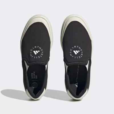 Adidas x Stella McCartney Court Slip On Core Black Footwear White