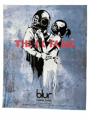 Banksy x Blur : Think Tank NME Magazine Cover 2003 + Pictures On