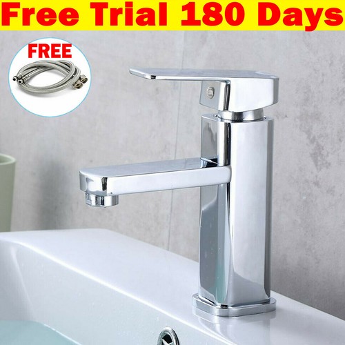 Bathroom Sink Tap One Hole Deck Mount Lavatory Mixer Tap Washroom Basin Faucet Ebay