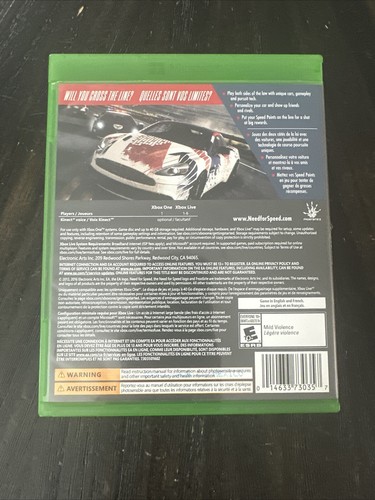 XBOX ONE Game Need For Speed Rivals CIB Complete In Box - Picture 11 of 12