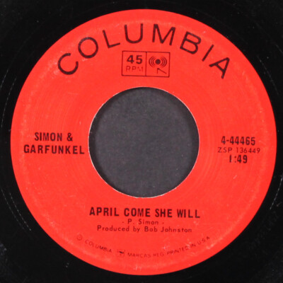 SIMON & GARFUNKEL: scarborough fair / april come she will