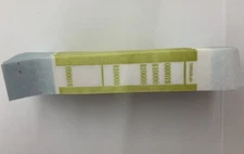 Currency Straps-Self Sealing Money Bands, $10,000 Mustard, 1000 pack, NF String