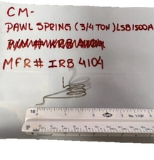 CM-PAWL SPRING (3/4 TON) LSB1500A #IRB4104