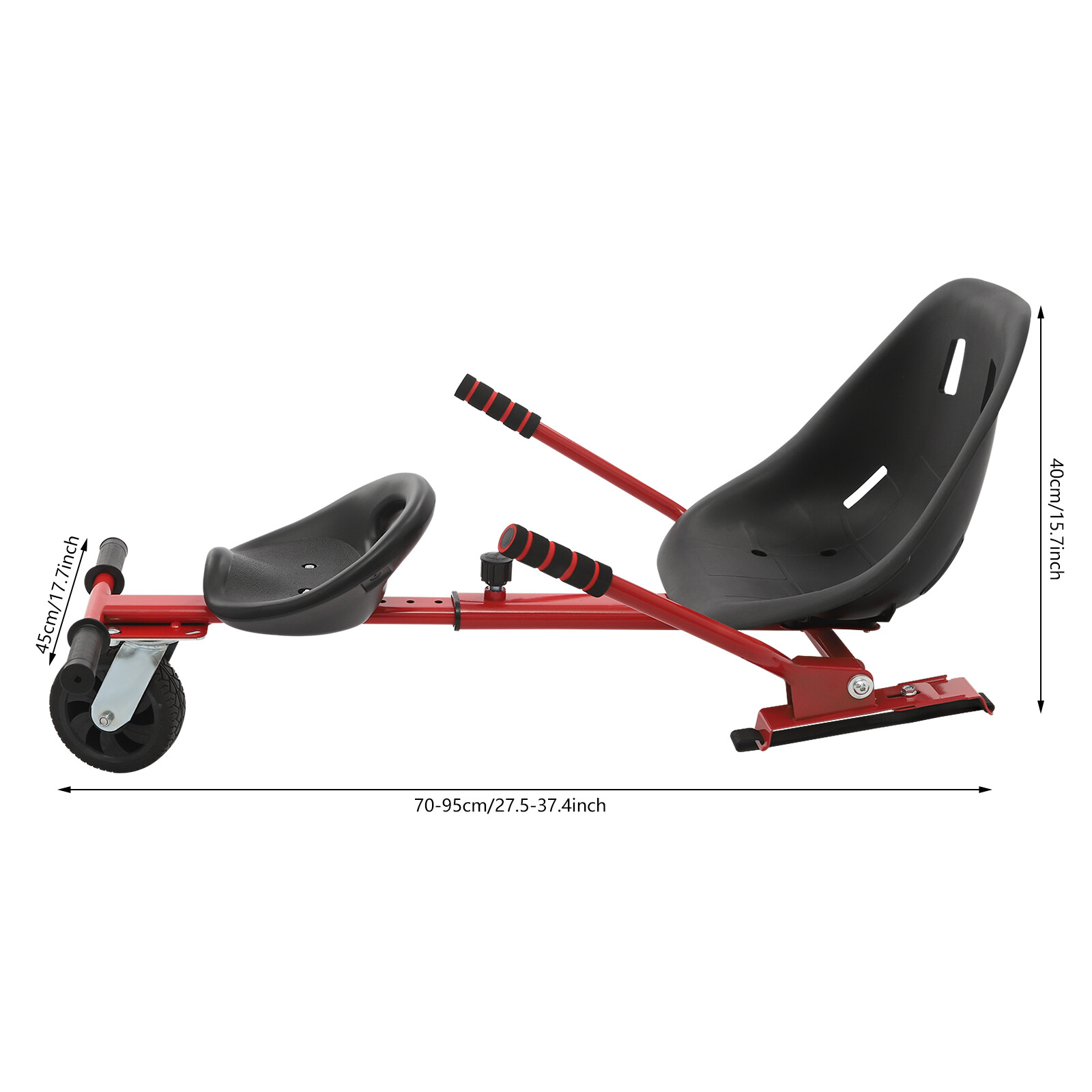 Dual-Person Balance Scooter Stand Adjustable Balancing Scooter Frame W/ 2* Seats thumbnail 2