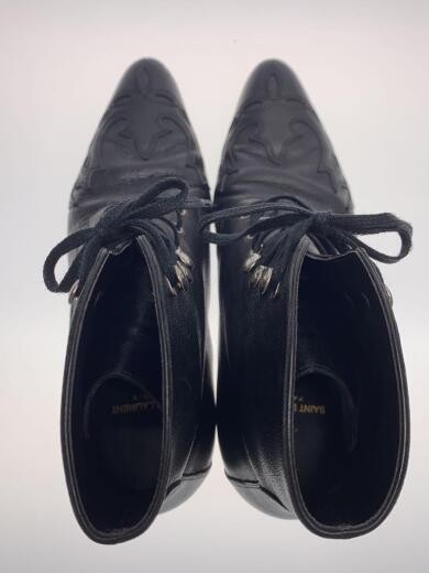 SAINT LAURENT Stivali corti Taglia 35 Nero WA582071