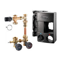 Oventrop Regumat RTA-180 Station 1354580 Dn 25, Ohne Pumpe, Mit