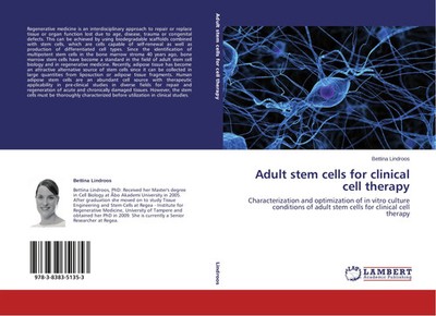 Bettina Lindroos | Adult stem cells for clinical cell therapy | Taschenbuch