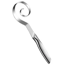 Danish Dough Whisk - Stainless Steel Seamless Wisking Tool for Sourdough5370