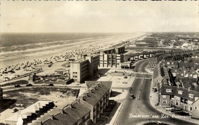 Ak Zandvoort aan Zee Nordholland Niederlande, Panorama - 4621134