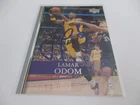 LAMAR ODOM SIGNED 2007-08 UPPER DECK CARD #44 L.A. LAKERS SET BREAK
