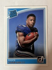 2018 Saquon Barkley Donruss #306 Rated Rookie Card RC. rookie card picture