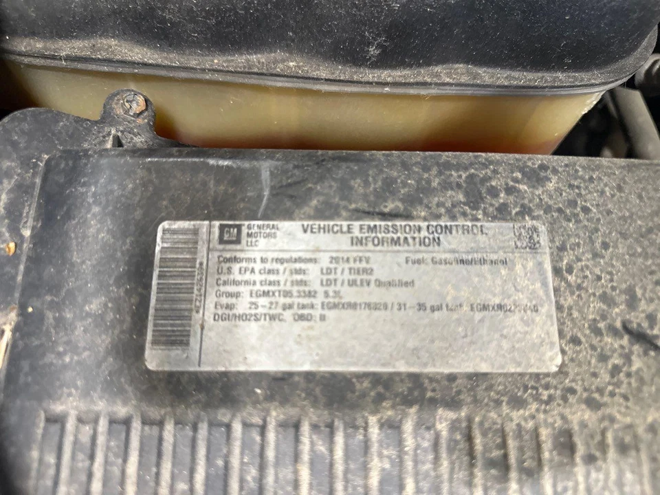 14 15 16 17 18 19 CHEVY SILVERADO 1500 Engine Assembly/motor Foto 2 de 2