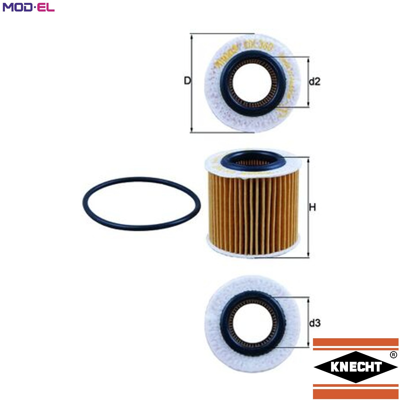 Oil Filter Mahle for Seat Cordoba Ibiza Skoda Fabia Roomster OX360D - Image 26