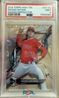 2018 TOPPS HIGH TEK SHOHEI OHTANI RC HT-SO PSA 9 MAGMA DIFFRACTOR