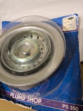 PLUMB SHOP PS350 Basket Sink Strainer Stainless Steel Vintage For 3.5" Drains...