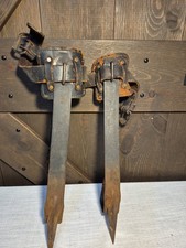 Pair Of Buckingham LC-5 15" Lineman's Pole Tree Climbing Spikes Gaffs GUC