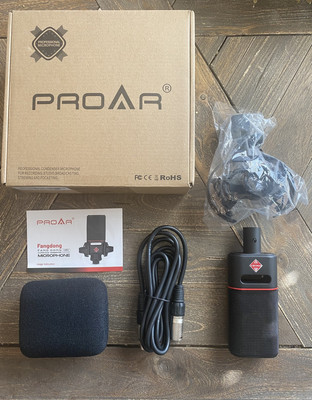 XLR Microphone Cardioid Condenser Microphone XLR with 25mm Large Diaphragm