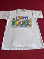 Vintage T Shirt 1997 I Love My Beanies Beanie Babies TY Multi Colored