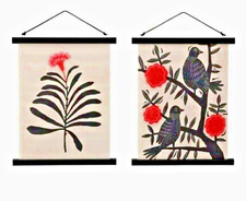 Ikea Palhult Wandhängebild,Roll Bild, 2er Set, Vögel in Baum/ Blume,sold out