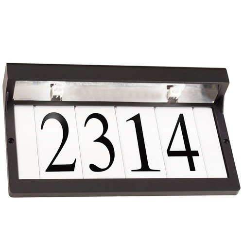 Kichler 43800 Black 12.25"W Xenon Ada Compliant Address Light