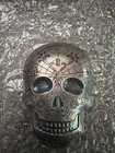 Monarch Metals 10oz .999 Silver Hand Poured SUGAR SKULL Day of the Dead