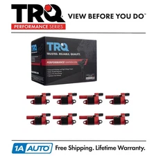 TRQ Premium High Performance Engine Ignition Coil Set for Chevy GMC Cadillac