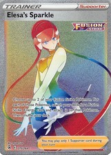 Elesa's Sparkle 275/264 Rainbow Rare Fusion Strike Pokemon Near Mint on eBay