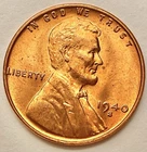 1940-S  Choice Uncirculated BU Red RD - Lincoln Wheat Cent ~ B775