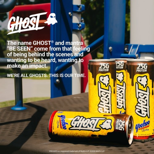 Ghost yoohoo Chocolate Protein Drink 25g Protein 11 fl oz Can 12 Pack Cans RTD
