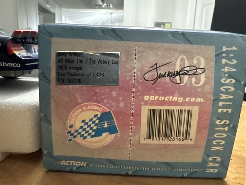 Rusty Wallace #2 Miller Lite, 2003 Action Collectables Winston Cup im Maßstab 1:24 - Bild 6 von 8