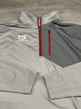 Cutter & Buck 3XL 1/4 Zip Pullover General Tire Gray Long Sleeve Shirt