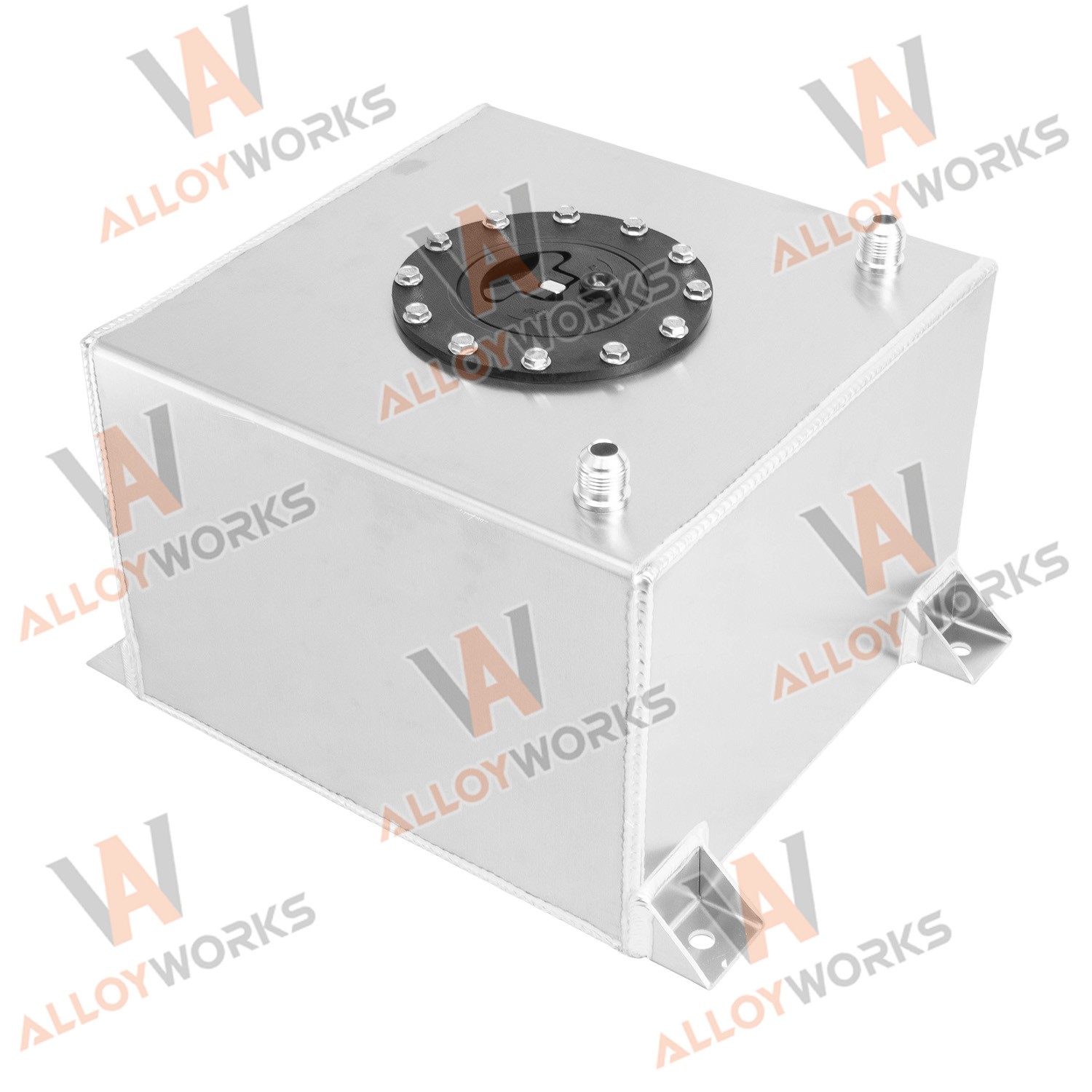 Universal 2.5 Gallon 10L Aluminum Racing Fuel Cell Gas Tank With level Sender