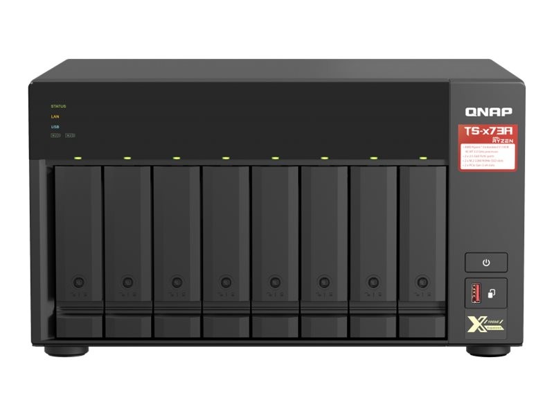 QNAP TS-873A-Система хранения данных NAS 8G - четырехъядерный процессор AMD Ryzen V1500B (4 ядра) 2.20