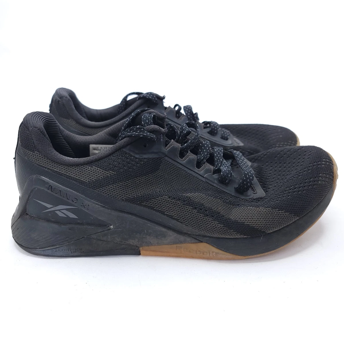 Reebok Nano X1 Mens Training Shoes Navy Black Gum Sole FZ0422 Size 7.5 Reebok Nano X1 Black Gum for Sale | Authenticity Guaranteed  main image 2