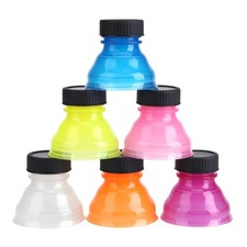 6Pcs Reusable Useful Snap On Pop Can Bottle Caps For :Cool Soda Drink Lid