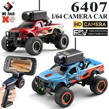 WLtoys 6407 1/64 Mini RC Monster Truck fotocamera FPV auto doppio controllo con display