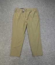 Banana Republic Airstretch Tapered Pants Women's XL Olive Green NEW