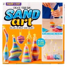Made By Me Create Your Own Sand Art by Horizon Group Usa, DIY Kit Includes 4
