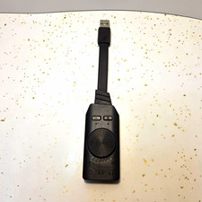 Plextone GS3 7.1 USB 2.0 External Sound Card w/ Volume Control, 3.5mm I/O