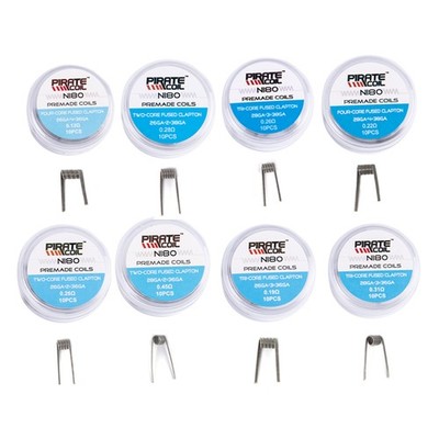 10Pcs/box NI80 Premade Coils Prebuilt Coil For MTL RDA RTA RBA Mod Heating Wkj