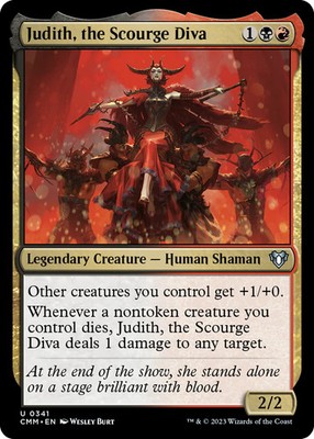 Judith, the Scourge Diva [Commander Masters] Foil Near Mint