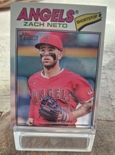 2026 Topps Heritage - ZACH NETO - Chrome Refractor SP #188 - Angels