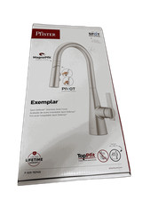 Pfister Exemplar Pull-Down Kitchen Faucet Spot Defense Stainless Steel